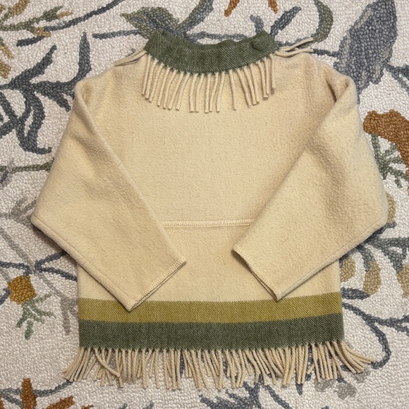 Lapp Lander 100% wool fringe vintage Sweater made in Norway - Picture 11 of 13